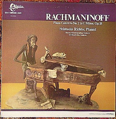 Sergei Vasilyevich Rachmaninoff ; Sviatoslav Richter, Kiril Kondrashin, Moscow State Symphony Orchestra : Piano Concerto No. 2 In C Minor, Opus 18 (LP)