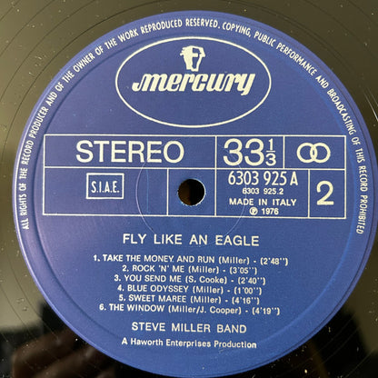 Steve Miller Band : Fly Like An Eagle (LP, Album)