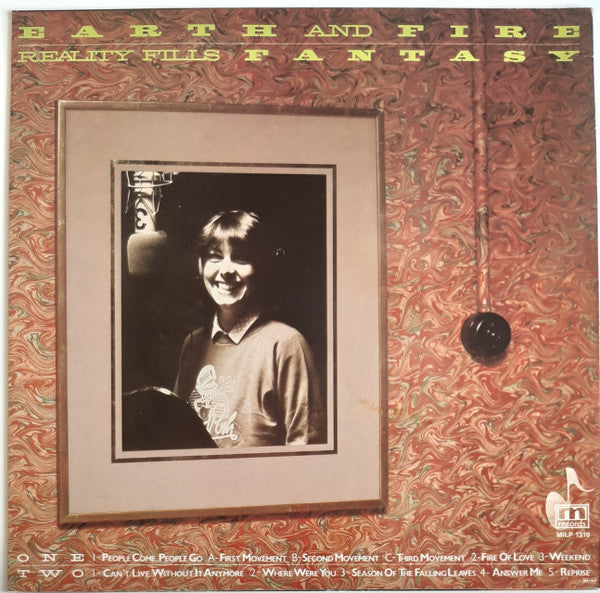 Earth And Fire : Reality Fills Fantasy (LP, Album, RE)