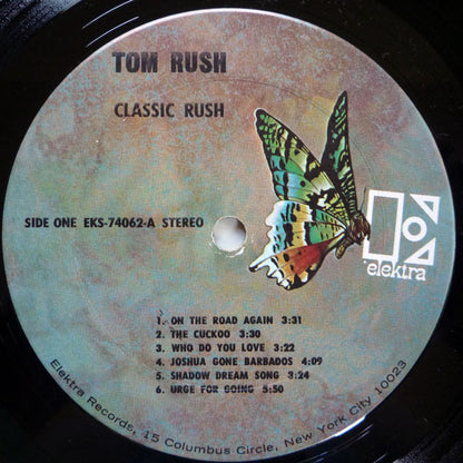 Tom Rush : Classic Rush (LP, Album, Comp, Pit)