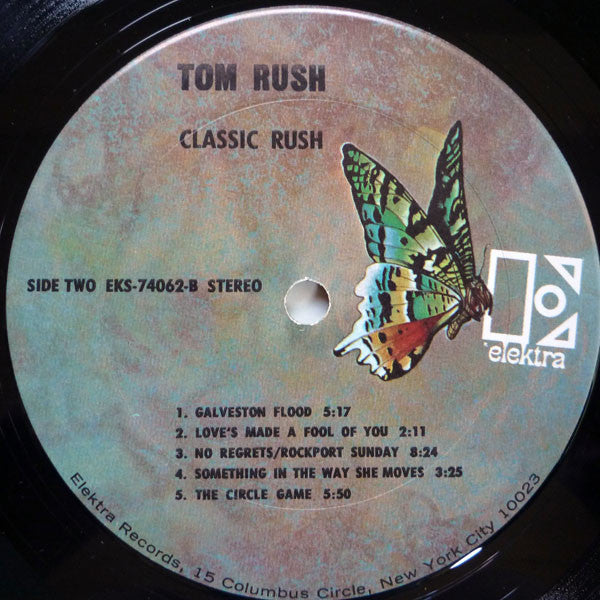 Tom Rush : Classic Rush (LP, Album, Comp, Pit)