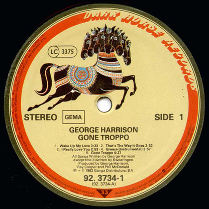 George Harrison : Gone Troppo (LP, Album)