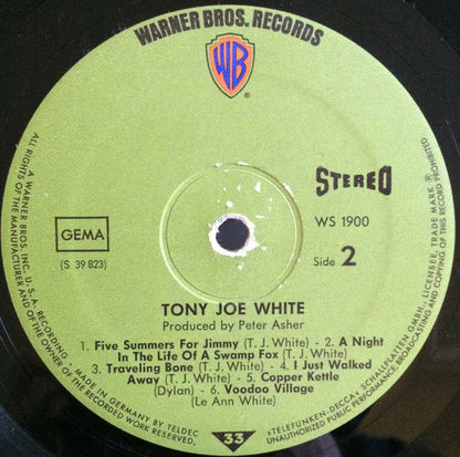 Tony Joe White : Tony Joe White (LP, Album, Gat)