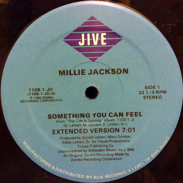 Millie Jackson : Something You Can Feel (12")