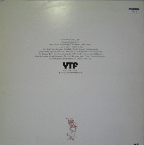 Various : YTF På Gröna Lund, Sveriges Visfestival -72 (2xLP, Gat)