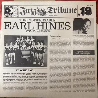 Earl Hines : The Indispensable Earl Hines Vol 3/4 (1939-1945) (2xLP, Comp, Gat)