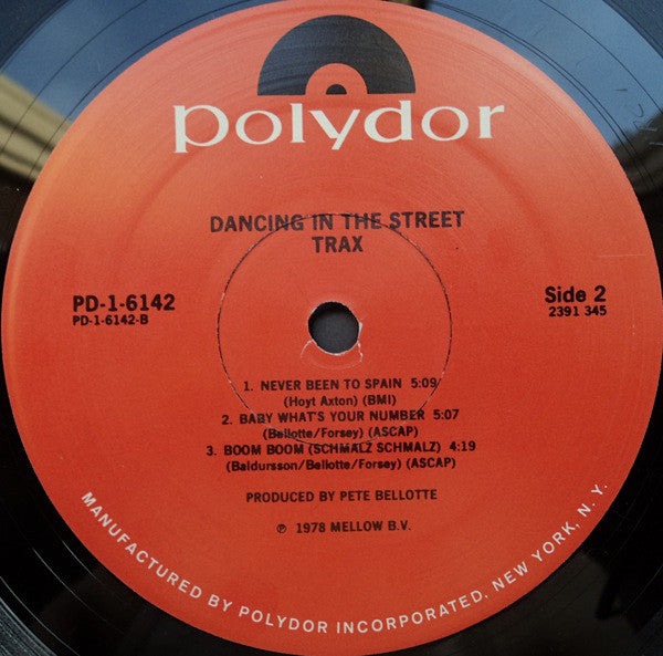 Trax : Dancing In The Street (LP, Album, PRC)