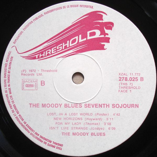 The Moody Blues : Seventh Sojourn (LP, Album, Gat)