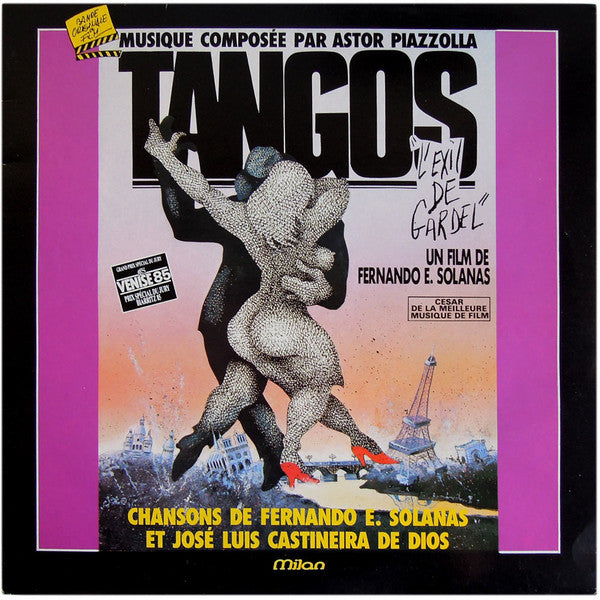 Astor Piazzolla Chansons De Fernando E. Solanas Et José Luis Castiñeira De Dios : Tangos "L'Exil De Gardel" (Bande Originale Du Film) (LP, Album)