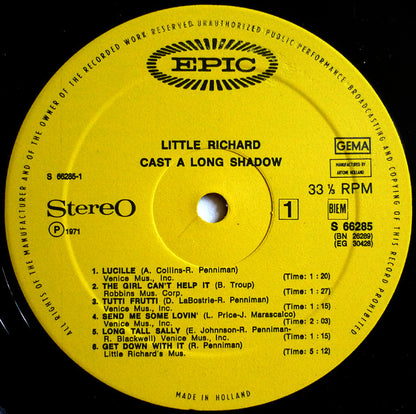 Little Richard : Cast A Long Shadow (2xLP, Comp, Gat)