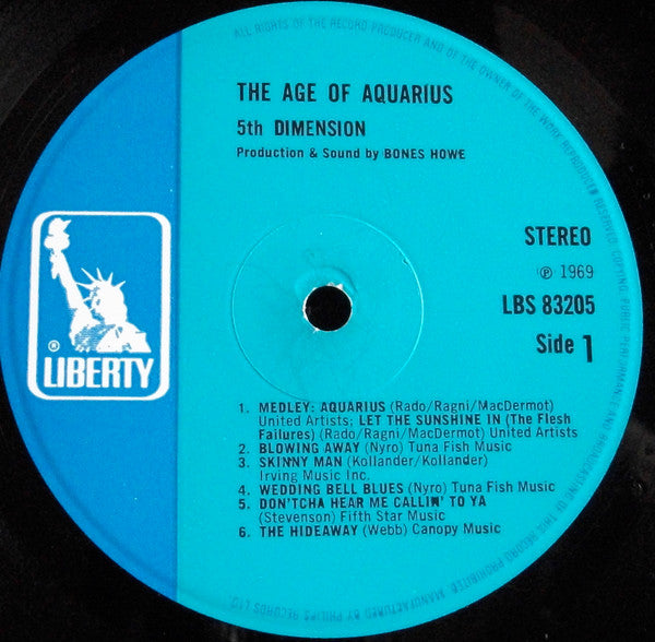 The Fifth Dimension : The Age Of Aquarius (LP, Album)