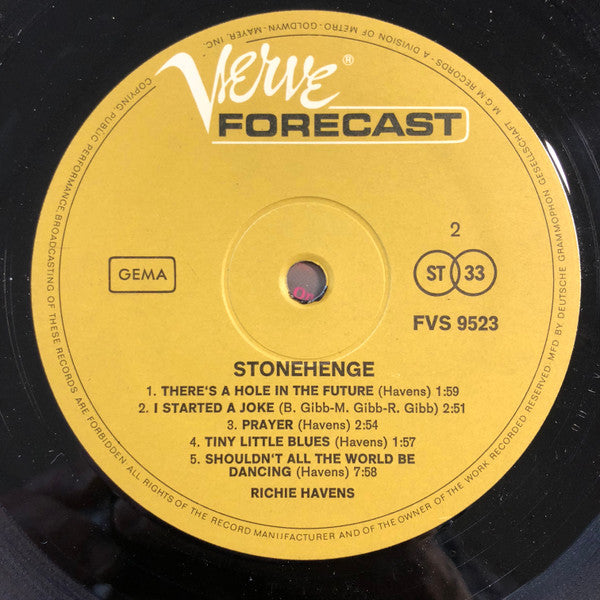 Richie Havens : Stonehenge (LP, Album)