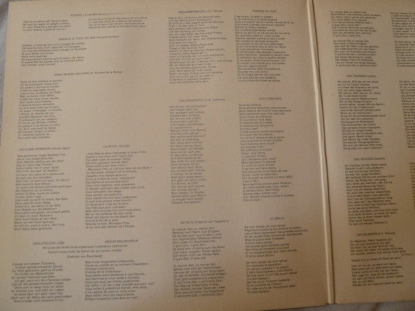 Elisabeth Schwarzkopf, Walter Gieseking - Wolfgang Amadeus Mozart : Mélodies (LP, Mono)