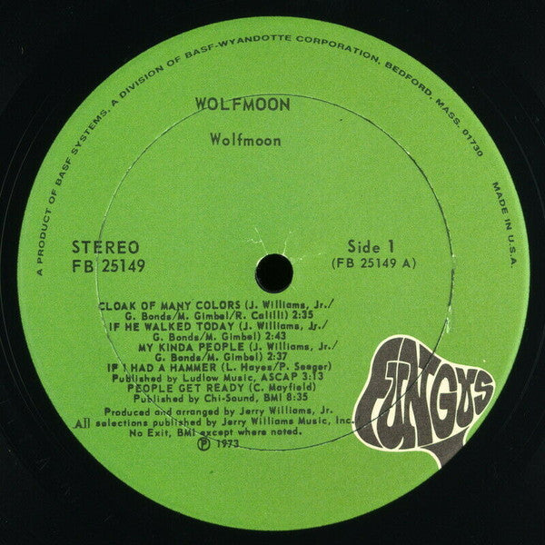 Wolfmoon : Wolfmoon (LP, Album)