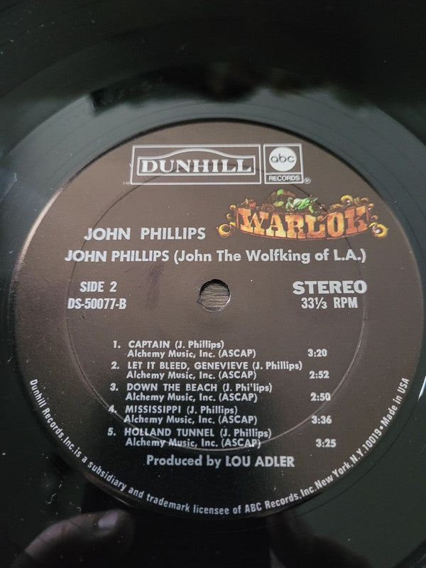 John Phillips : John Phillips (LP, Album, Mon)