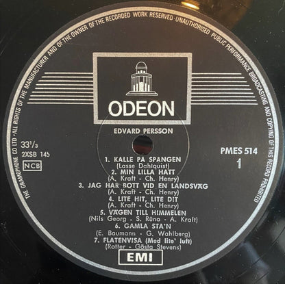 Edvard Persson : Edvard Persson (LP, Comp)