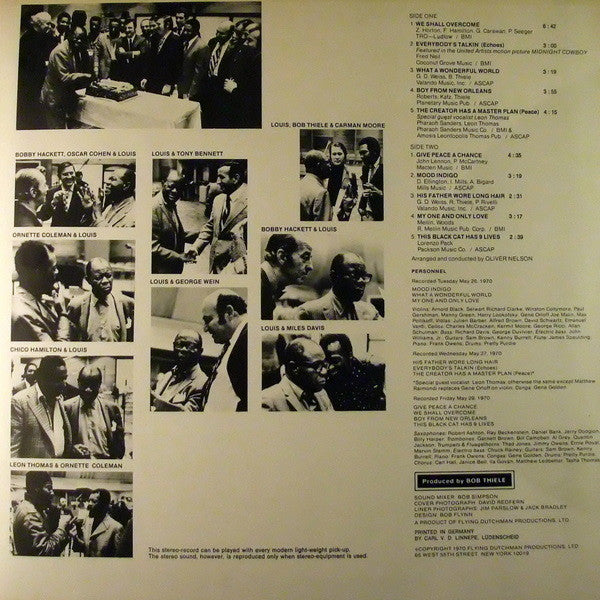 Louis Armstrong : And His Friends (LP, Album, Club, Gat)