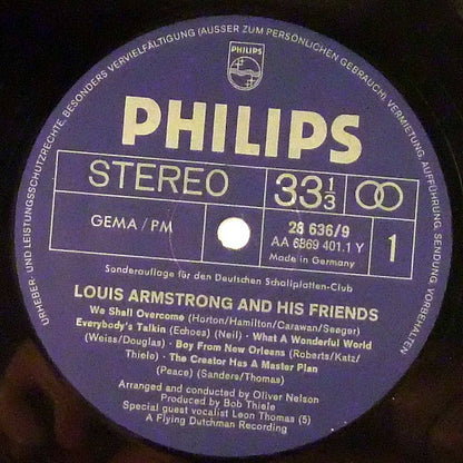 Louis Armstrong : And His Friends (LP, Album, Club, Gat)