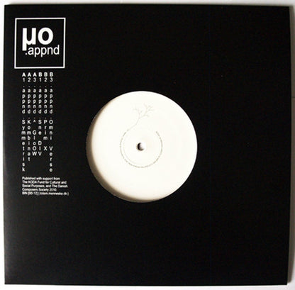 µo : .appnd (10", Ltd, Whi)