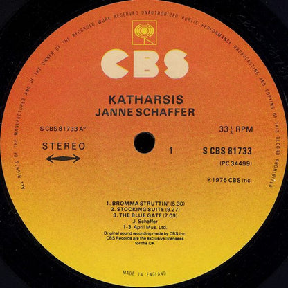 Janne Schaffer : Katharsis (LP, Album)