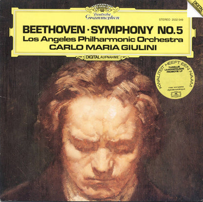 Ludwig van Beethoven – Los Angeles Philharmonic Orchestra, Carlo Maria Giulini : Symphony No. 5 (LP)