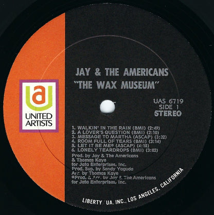 Jay & The Americans : Wax Museum (LP, Album, All)