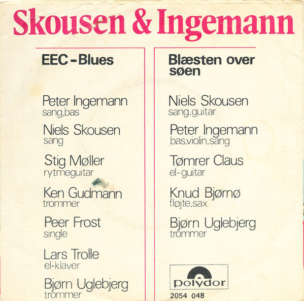 Skousen & Ingemann : EEC-Blues (7", Single)