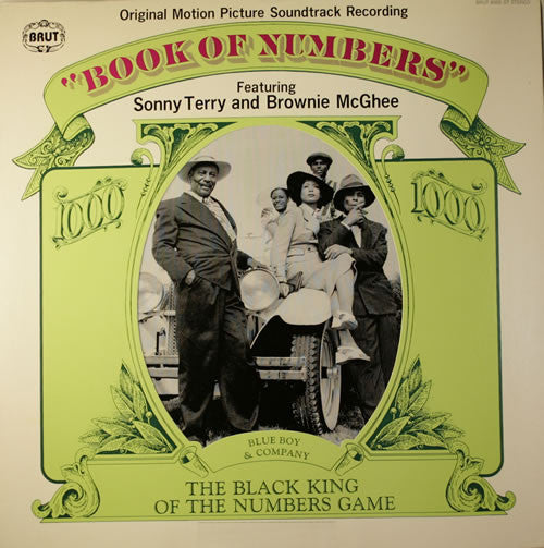 Sonny Terry & Brownie McGhee : Book Of Numbers (Original Motion Picture Soundtrack Recording) (LP, Album)