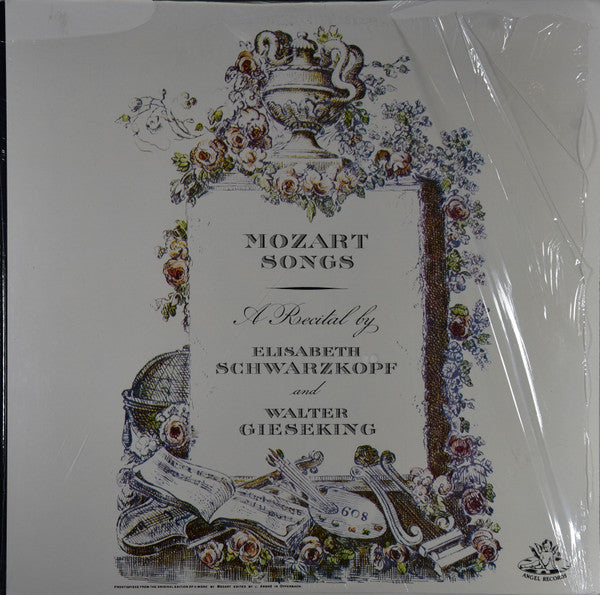 Wolfgang Amadeus Mozart – Elisabeth Schwarzkopf, Walter Gieseking : Mozart Songs (LP, Mono)