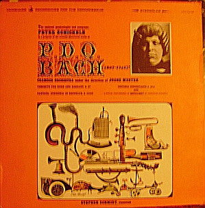 Peter Schickele : Peter Schickele Presenting P.D.Q. Bach (1807-1742)? Chamber Orchestra Under The Direction Of Jorge Mester (LP, Album)