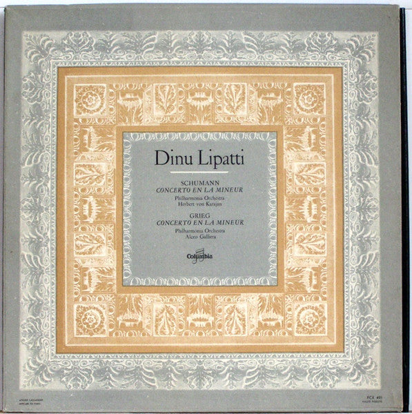 Dinu Lipatti - Robert Schumann - Herbert von Karajan / Edvard Grieg - Alceo Galliera - Philharmonia Orchestra : Concerto En La Mineur / Concerto En La Mineur (LP, Mono)