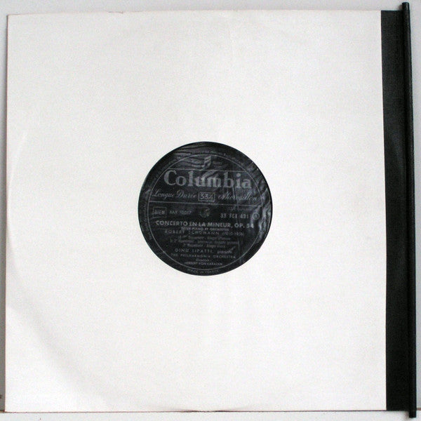 Dinu Lipatti - Robert Schumann - Herbert von Karajan / Edvard Grieg - Alceo Galliera - Philharmonia Orchestra : Concerto En La Mineur / Concerto En La Mineur (LP, Mono)
