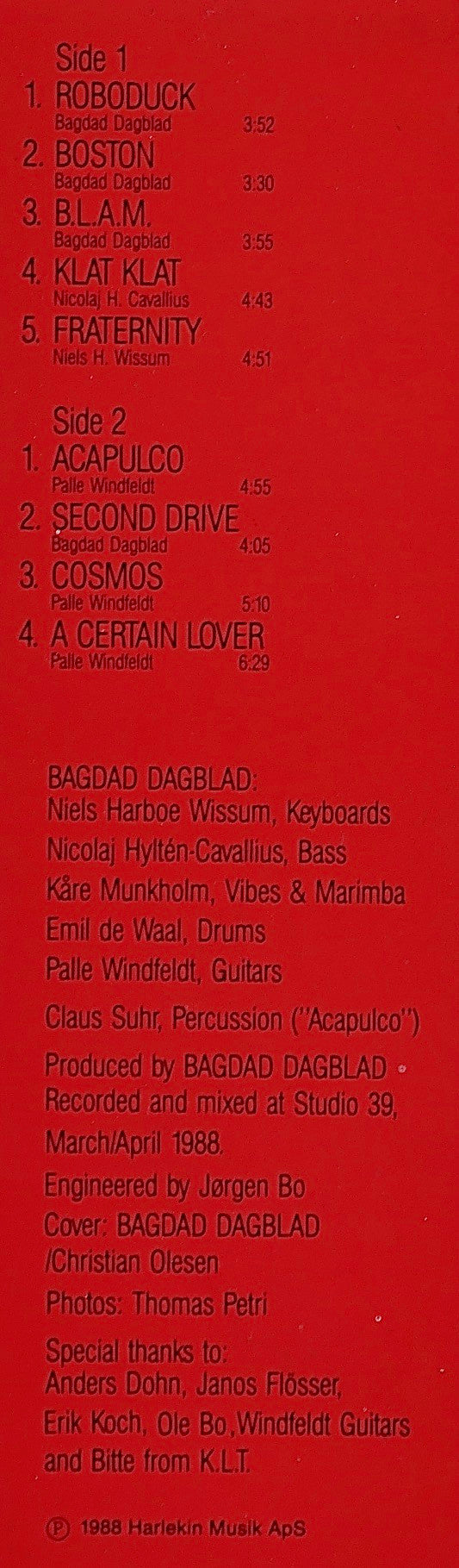 Bagdad Dagblad : Bagdad Dagblad (LP, Album)