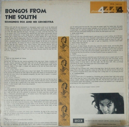 Edmundo Ros & His Orchestra : Bongos From The  South (LP, Album)