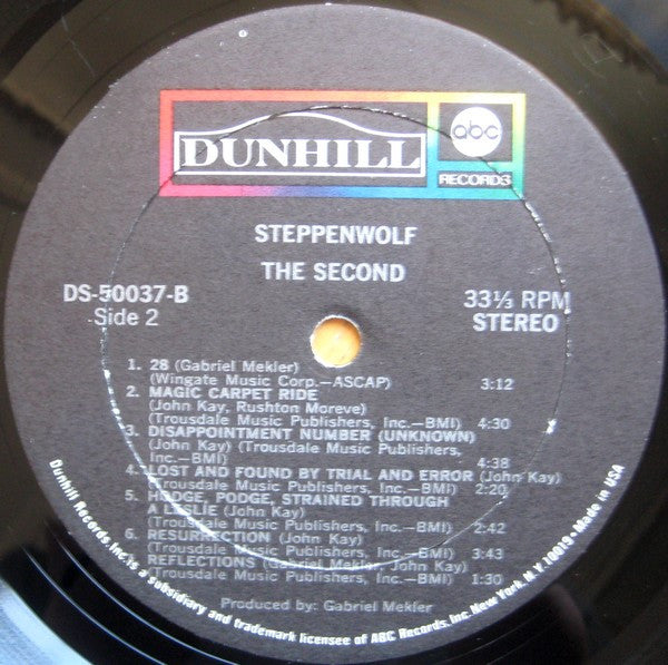 Steppenwolf : The Second (LP, Album)