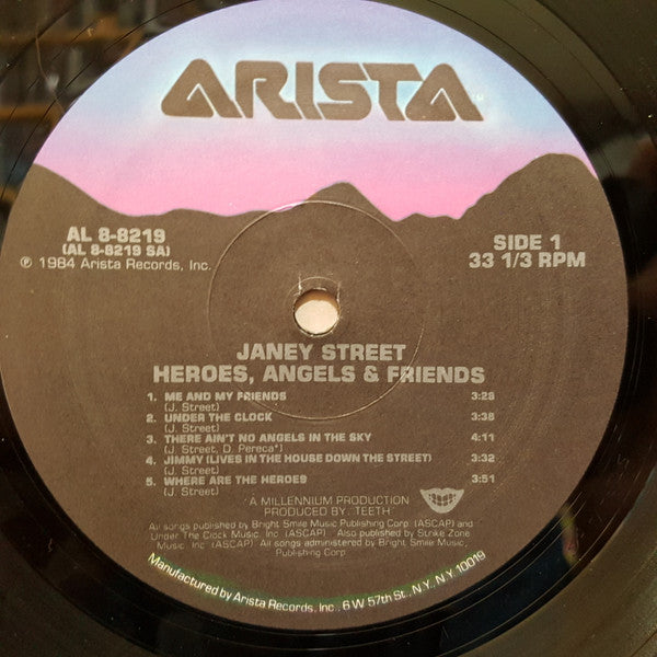 Janey Street : Heroes, Angels & Friends (LP, Album)