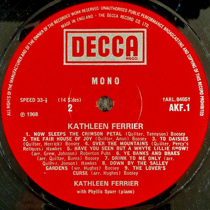 Kathleen Ferrier : Kathleen Ferrier (7xLP, Comp, Mono + Box)