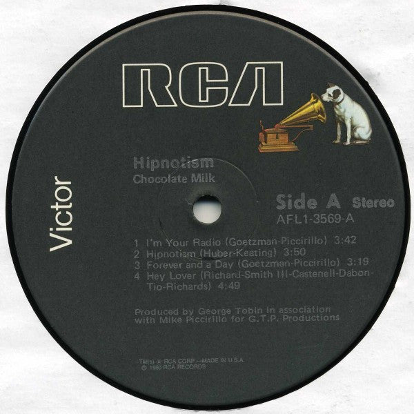 Chocolate Milk (2) : Hipnotism (LP, Album, Ind)