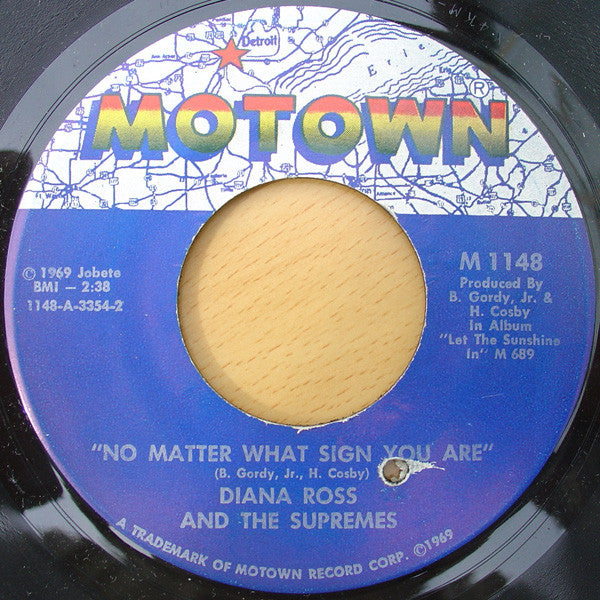 The Supremes : No Matter What Sign You Are / The Young Folks (7", Single)