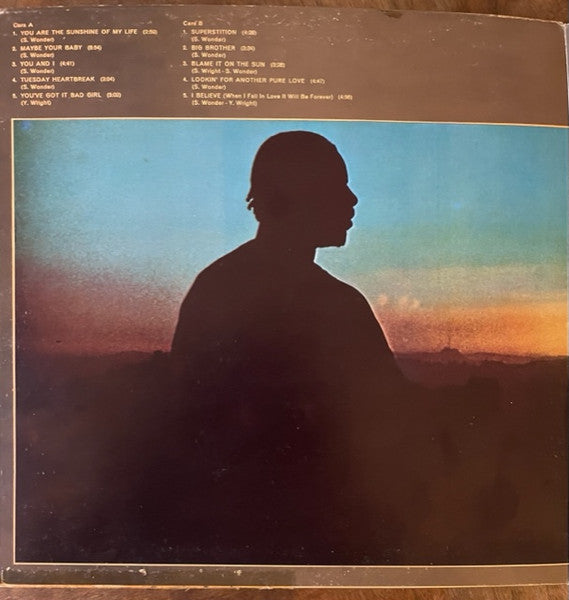 Stevie Wonder : Talking Book (LP, Album, RE, Gat)