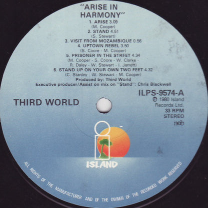 Third World : Arise In Harmony (LP, Album)