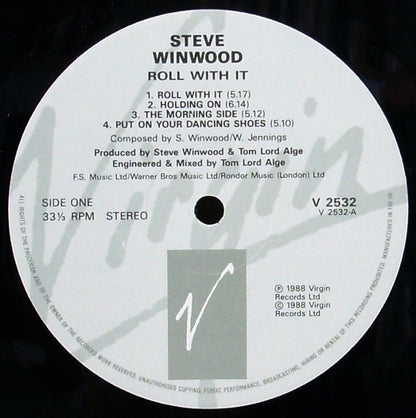 Steve Winwood : Roll With It (LP, Album)