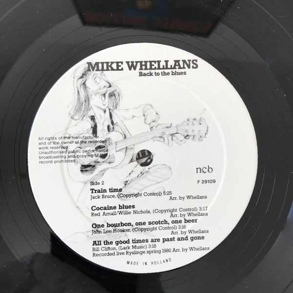 Mike Whellans : Back To The Blues (LP, Album)