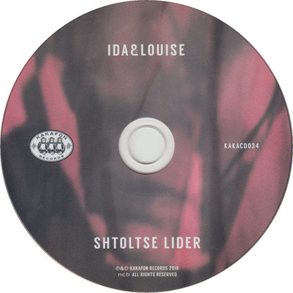 Ida Gillner & Louise Vase : Shstoltse Lider (CD, Album)