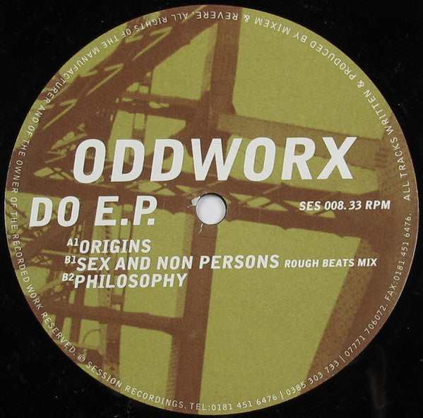 Oddworx : Do E.P. (12", EP)