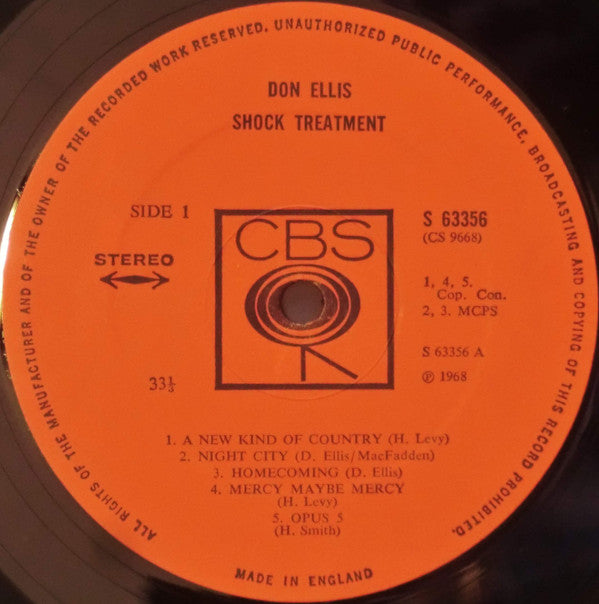 Don Ellis : Shock Treatment (LP, Album)