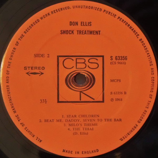 Don Ellis : Shock Treatment (LP, Album)