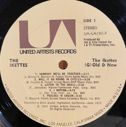 The Ikettes : (G)Old & New (LP, Album)