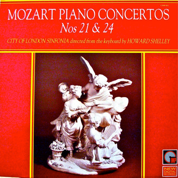 Wolfgang Amadeus Mozart, Howard Shelley, City Of London Sinfonia : Mozart Piano Concertos Nos 21 & 24 (LP, Comp)