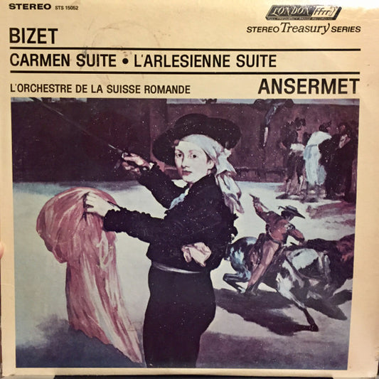 Georges Bizet, L'Orchestre De La Suisse Romande, Ernest Ansermet : Carmen Suite • L'Arlesienne Suite (LP, Album, RE, RP)